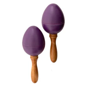 Paar Eier-Maracas aus Plastik - Leichte und zertifizierte Maracas für Kinder | Green Musicians
