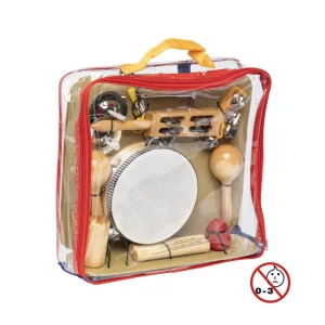 Set de pequeñas percusiones Kids Tune para niños - 10 instrumentos musicales