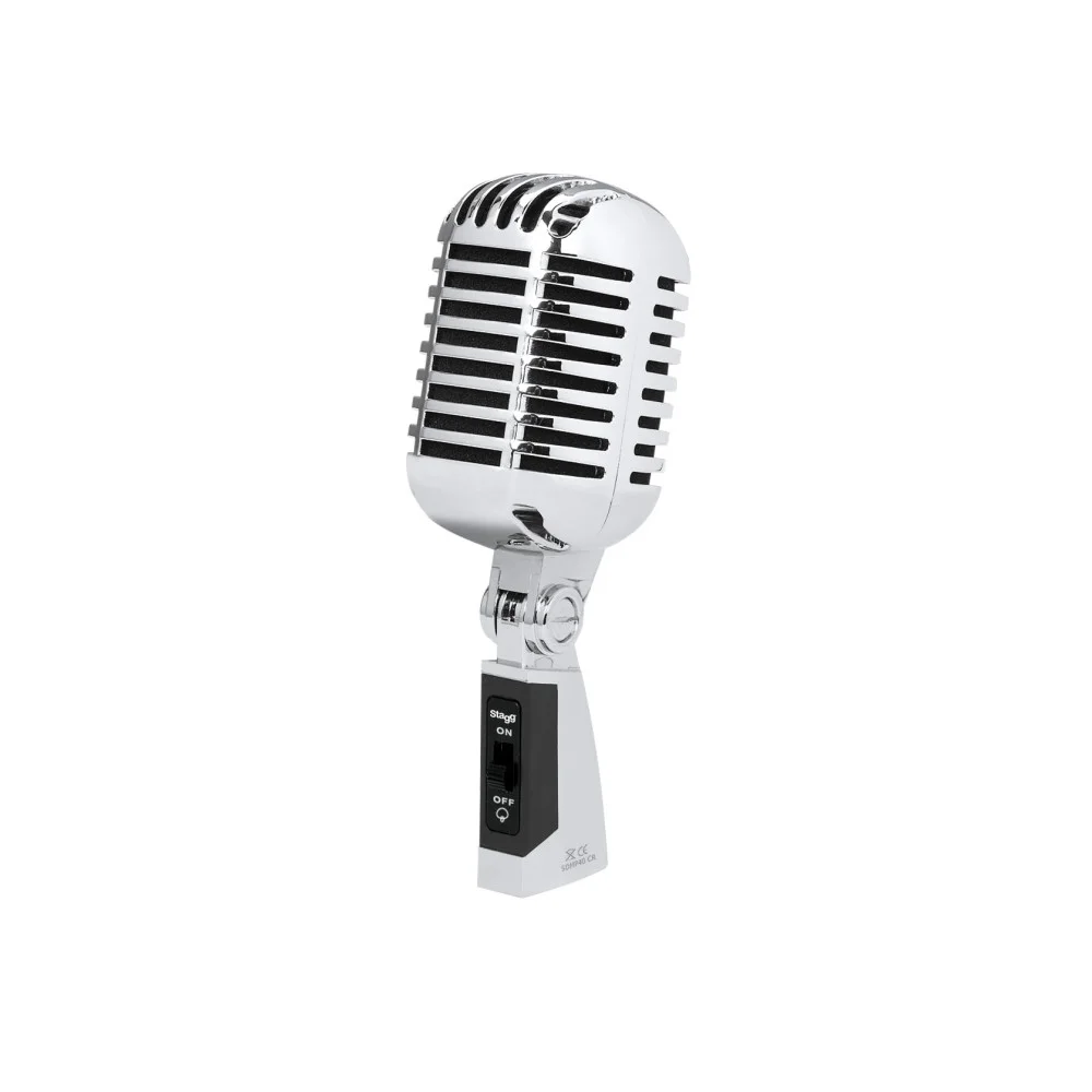 Microphone dynamique cardioïde multifonction de style années 50 | Green Musicians
