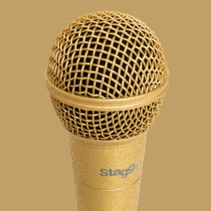 Microphone dynamique cardioïde, édition spéciale doré | Green Musicians