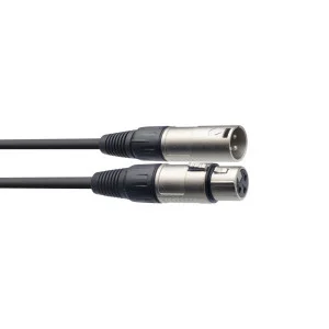 Câble microphone XLR/XLR (m/f) 30 cm - Câble audio professionnel | Green Musicians