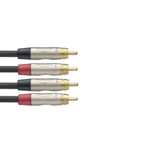Cable de conexión RCA/RCA (m/m) 6 m - Conectores REAN Audio | Green Musicians