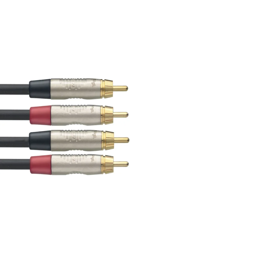 Câble bretelle RCA/RCA (m/m) 6 m - Connecteurs REAN Audio | Green Musicians