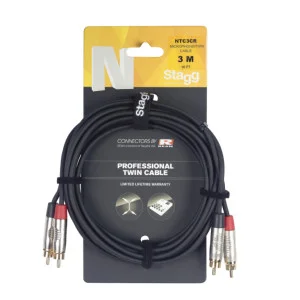 Cable de conexión RCA/RCA (m/m) 6 m - Conectores REAN Audio | Green Musicians