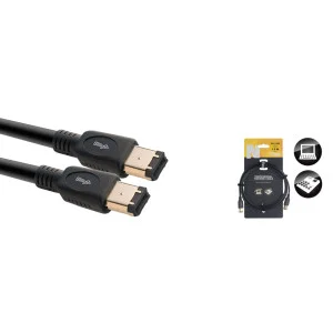 Firewire 400 Serie Kabel - 6-poliger vergoldeter Stecker 400 Mbit/s | Green Musicians