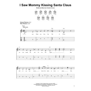 I Saw Mommy Kissing Santa Claus