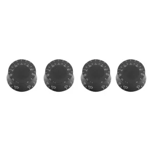 Perillas Black Hat de volumen y tono para guitarra tipo P - Lote de 4