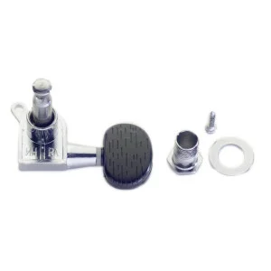 Mécaniques à bains d'huile 2 x 3 pour guitare acoustique chromée | Green Musicians
