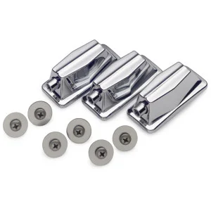 Concha para tom (3 uds.) con tornillos de montaje - Lote de 3 fijaciones robustas para batería