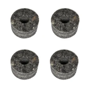 Set mit 4 Filzunterlegscheiben für Becken (20 mm) – Schutz und Dämpfung für Schlagzeug