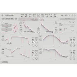 BEATSURFING LØW Bass Synth Plugin | 12 Freihand-Hüllkurven & mehrere Engines