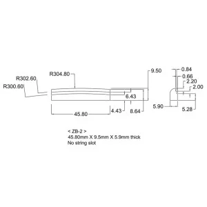 Sillet non entaillé de remplacement pour guitare de type Gibson - Green Musicians
