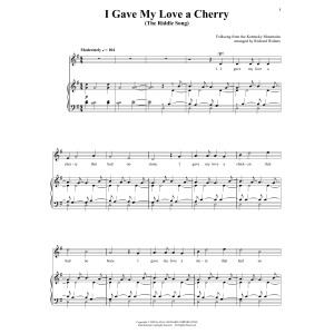 I Gave My Love A Cherry (The Riddle Song)