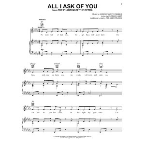 All I Ask Of You (from The Phantom Of The Opera)