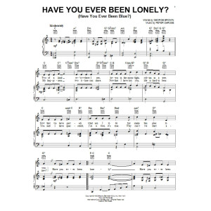Have You Ever Been Lonely? (Have You Ever Been Blue?)