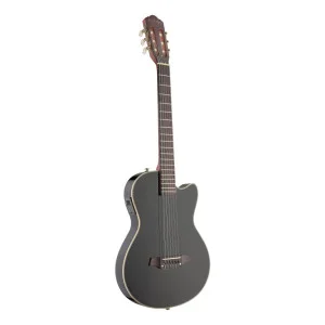 Guitarra clásica eléctrica 4/4 cutaway cuerpo macizo negra | Green Musicians