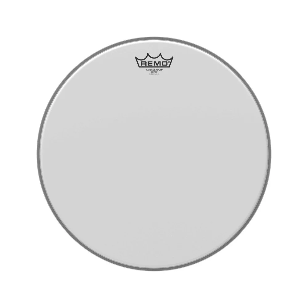 Peau Ambassador sablée 15" pour Tom, Caisse Claire et Tom sur pieds | Green Musicians