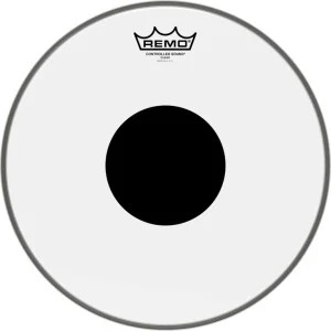 Parche CS Transparente 13" + punto negro - Parche de batería para Tom y Caja | Green Musicians