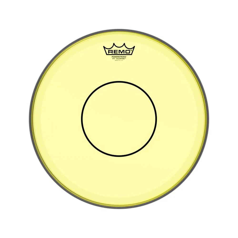 Parche de golpeo Powerstroke 77 Colortone para caja clara, amarillo, 14" | Green Musicians