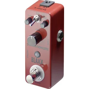 Pedal de Distorsión BLAXX para guitarra eléctrica, con 3 modos diferentes