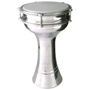 Darbuka 20 cm aluminium lisse avec clef d'accordage | Green Musicians
