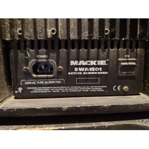 Subwoofer Mackie SWA-1501 x2 + 2 têtes alto TS310