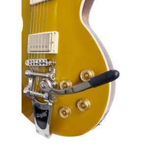 Guitare Cort CR200 BV Gold Top - Édition Limitée Acajou Bigsby | Green Musicians