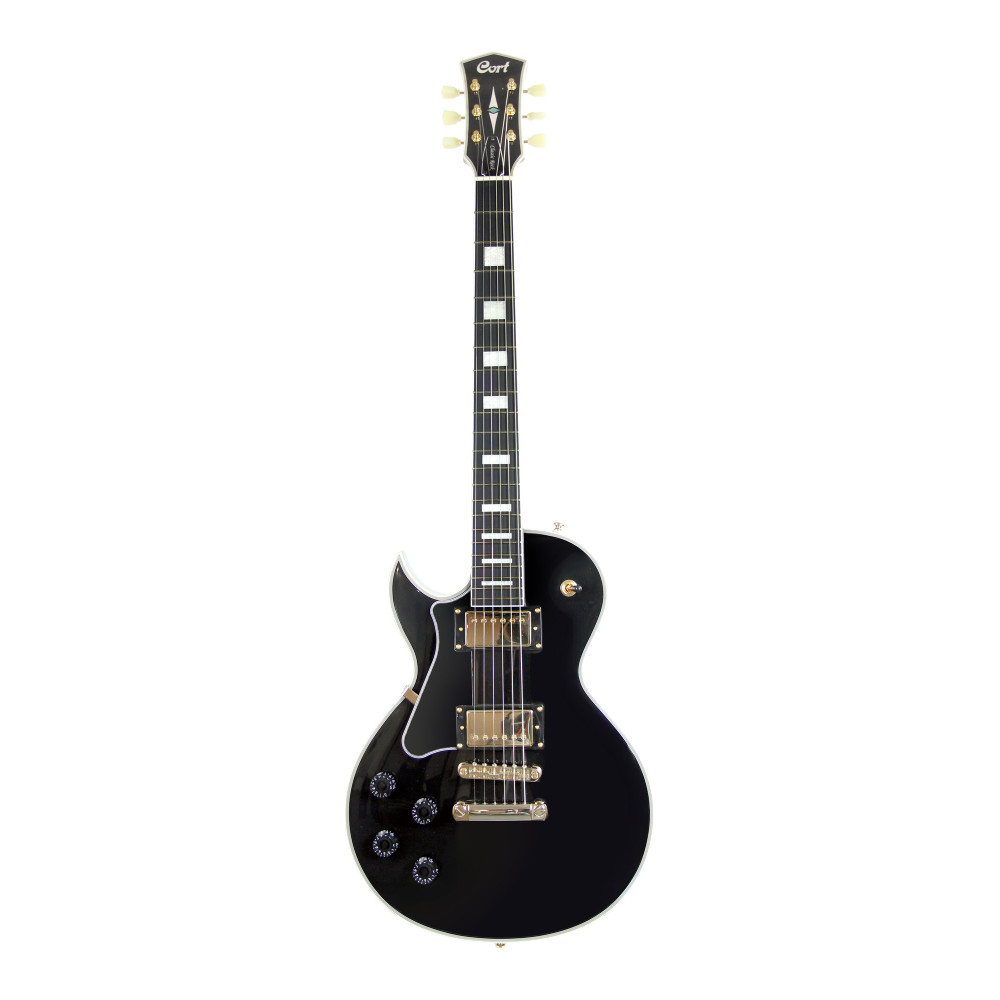 Cort Gitarre Linkshänder CR270 Schwarz | Linkshänder E-Gitarre Mahagoni-Korpus