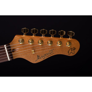 Magneto Guitars, Série Signature, Eric Gales Sonnet Rawdawg RD3, Blanc Vintage
