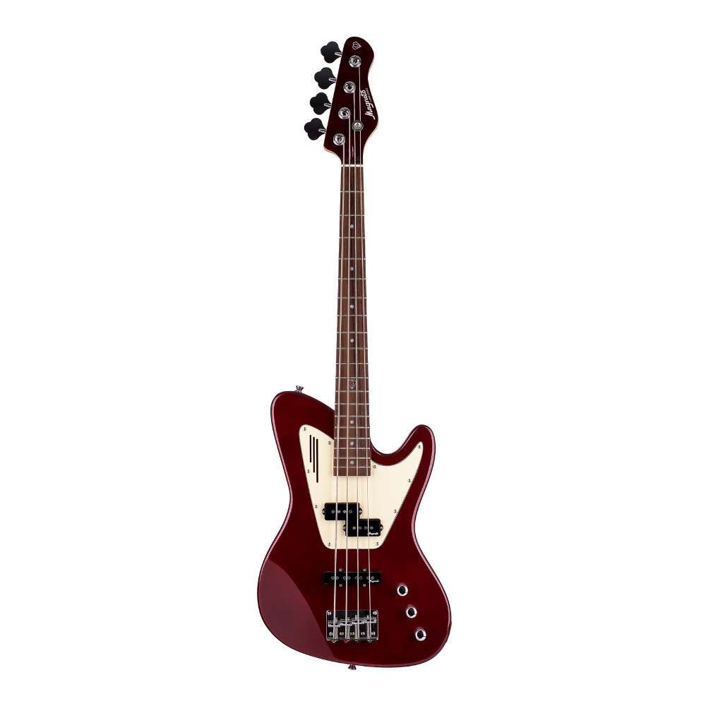 Magneto Guitars, Ruby Bass, Rouge métallique