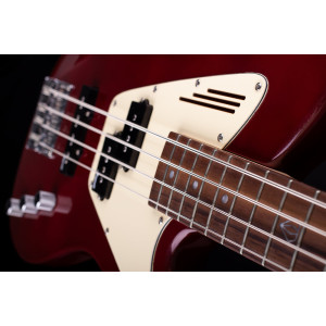Magneto Guitars, Bajo Ruby, Rojo Metálico