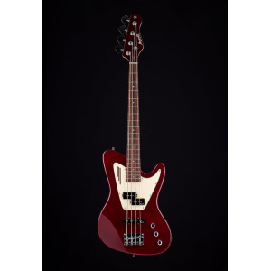 Magneto Guitars, Bajo Ruby, Rojo Metálico