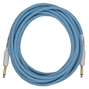 Pig Hog Hex Series Câble silencieux 5,67m/18.6ft Daphne Blue