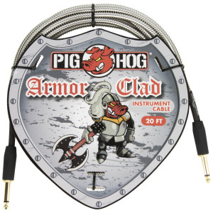 Pig Hog Armor Clad Câble d'instrument, 6m/20ft
