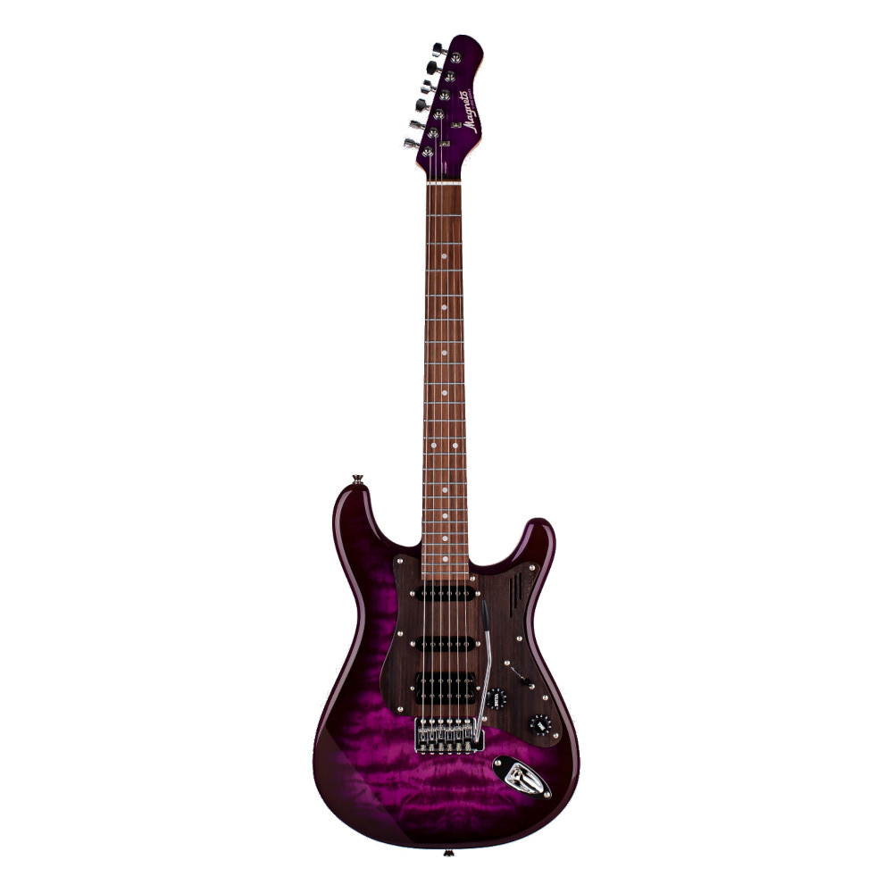 Magneto Guitars, Sonnet Modern, Quilted Transparent Purple