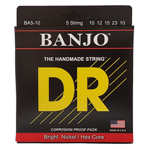 DR, BANJO 5-String: 10, 12, 15, 23, 10