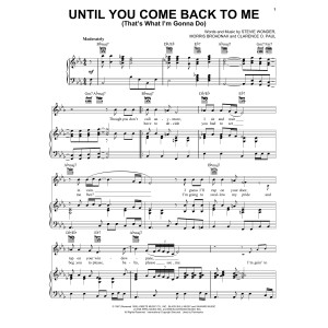 Until You Come Back To Me (That's What I'm Gonna Do)