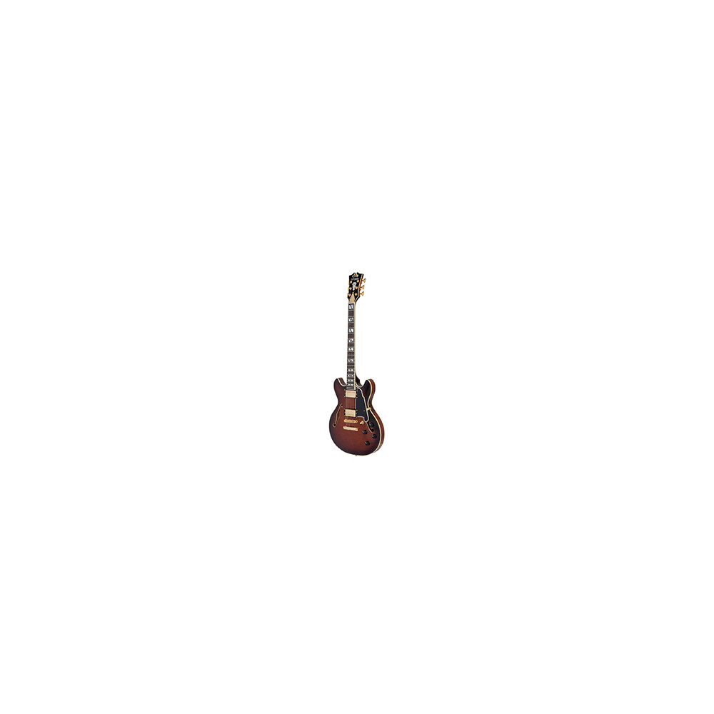 D'ANGELICO Excel Mini DC Ameretto Burst