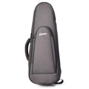 UNIVOX Softcase Anthrazit für Sopran-Ukulele-6P
