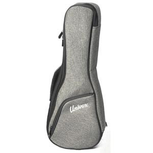 UNIVOX Housse Grise Ukulele taille Soprano-10P