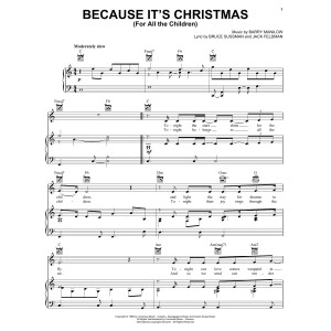 Because It's Christmas (For All The Children)