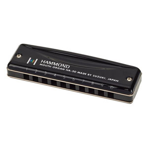 SUZUKI HA20AB HARMONICA DIATONIQUE HAMMOND AB en La Bemol