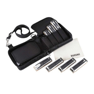 SUZUKI M20S HARMONICA MANJI SET 7 MANJI DIATONIQUE AVEC HOUSSE