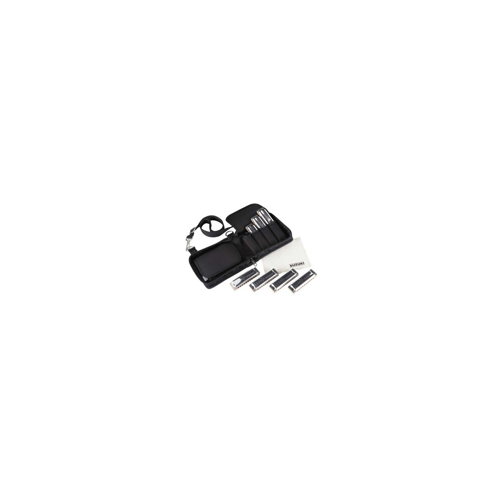 SUZUKI M20S HARMONICA MANJI SET 7 MANJI DIATONIQUE AVEC HOUSSE