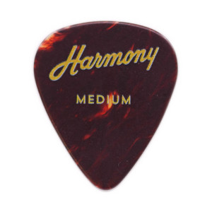 Harmony, médiator de guitare standard en celluloïd imitation écaille, médium, recharge de 72