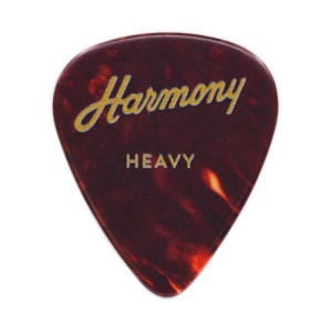 Harmony, médiator de guitare standard en celluloid écaille, épais, recharge de 72