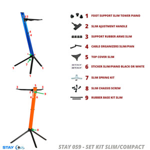 STAY, ST-59, SET KIT para SLIM / COMPACT