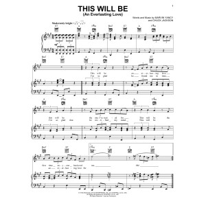 This Will Be (An Everlasting Love)