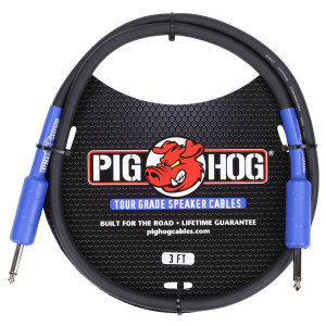 Pig Hog Cable de Altavoz, 90cm/3ft (2x 2,5 mm²)