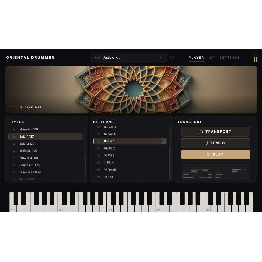 Oriental Drummer Drum Machine | MIDI Groove Plugin with 150+ Styles
